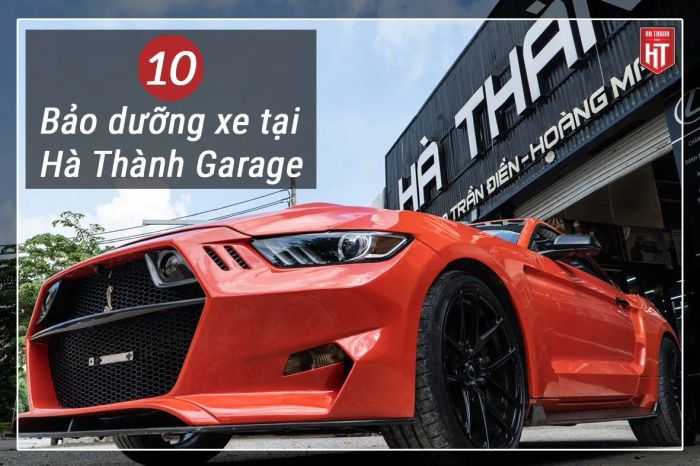 Không gian bảo dưỡng tiêu chuẩn tại Hà Thành Car Spa