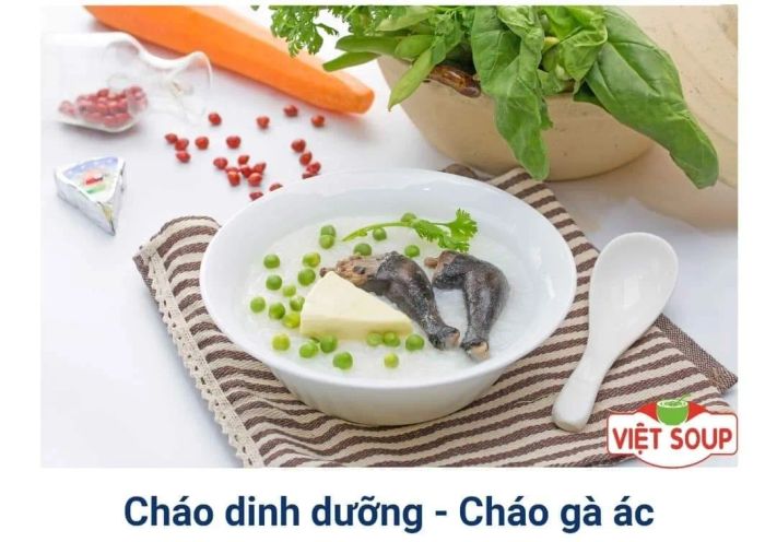 Hình ảnh thực tế cháo dinh dưỡng Việt Soup