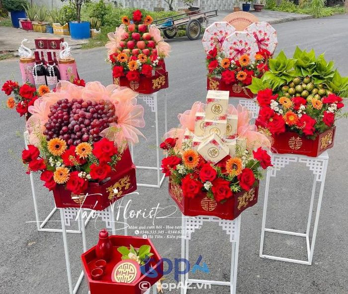 Những địa chỉ vàng làm mâm quả cưới hỏi tại TP. Hà Tiên