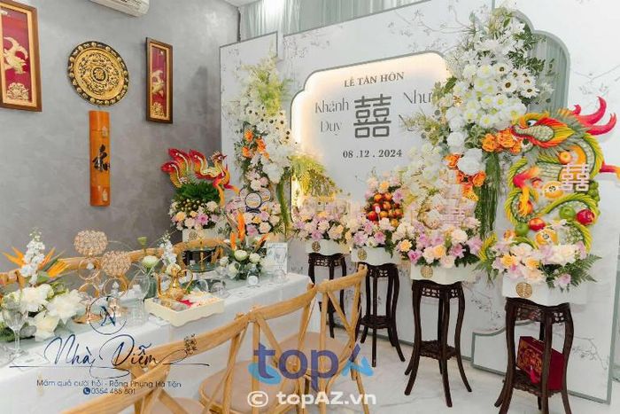 Nhà Diễm - địa chỉ vàng cho những mâm quả cưới hỏi đẹp chuẩn phong cách tại TP. Hà Tiên