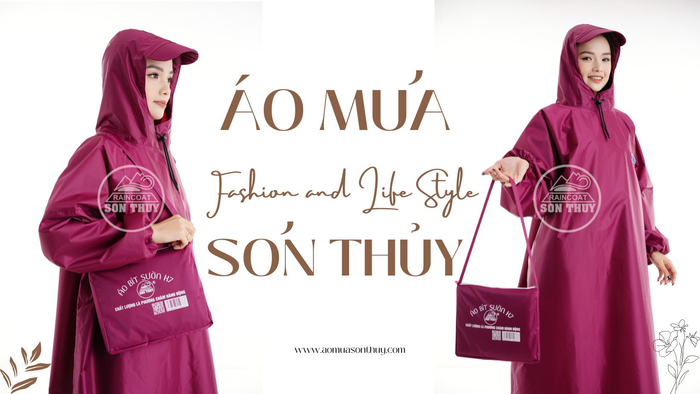 Áo mưa thời trang Sơn Thủy - Thiết kế đa dạng
