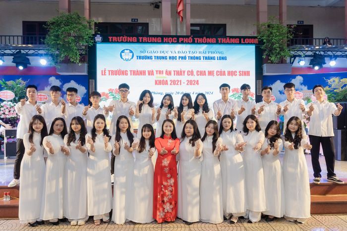 Hình ảnh ấn tượng về Trường THPT Thăng Long - Hải Phòng