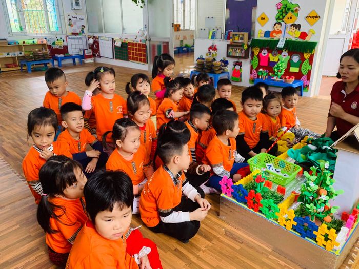 Góc vui chơi sáng tạo tại Mầm Non Đa Phúc