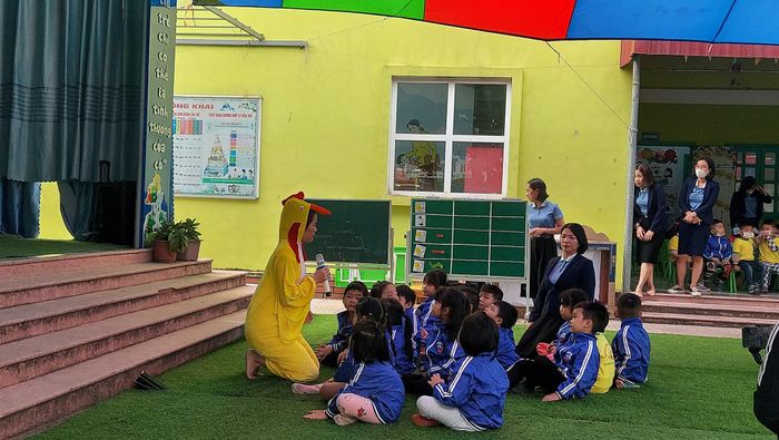 Hoạt động học tập vui nhộn tại Mầm Non Hưng Đạo