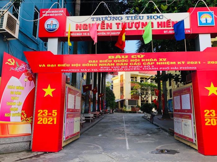 Hình ảnh ấn tượng về cơ sở vật chất hiện đại của Trường Tiểu học Nguyễn Thượng Hiền