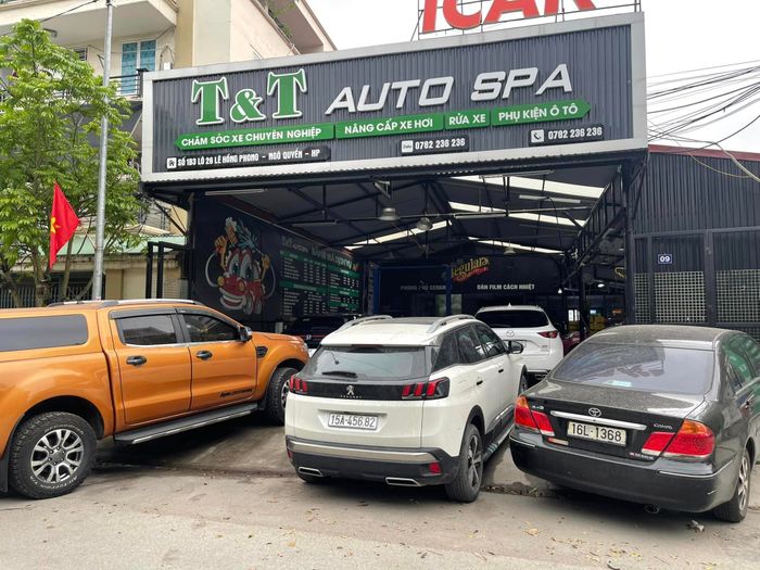 Hình ảnh không gian dịch vụ cao cấp tại T&T AutoSpa
