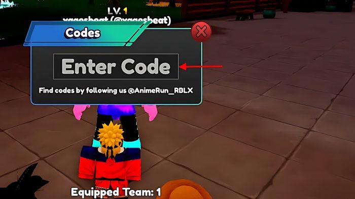 Hướng dẫn nhập code Anime Run Kingdom - Phần 2