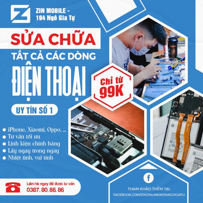 Hình ảnh Zin Mobile - Không gian làm việc chuyên nghiệp