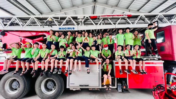 Ảnh 2: Các hoạt động ngoại khóa sôi nổi tại Trường Tiểu học Tân Trào