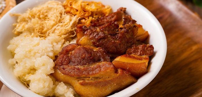 Hình ảnh Xôi Minh Béo - Sắc màu ẩm thực Hải Phòng