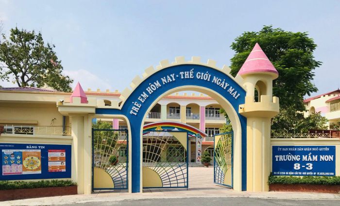 Hình ảnh đầu tiên về Trường Mầm Non 8-3: Không gian lớp học sáng tạo với các góc học tập đa dạng, nơi trẻ được tự do khám phá thế giới xung quanh.