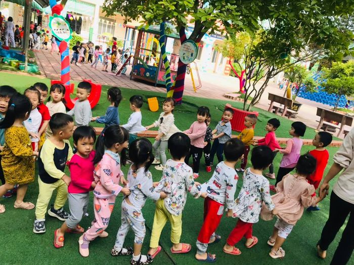 Hoạt động ngoại khóa vui nhộn tại Mầm Non Đa Phúc