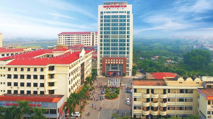 Hình ảnh khuôn viên Đại học Công nghiệp Hà Nội