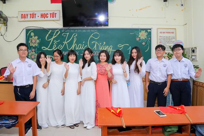 Hình ảnh đẹp về Trường THPT Lê Hồng Phong