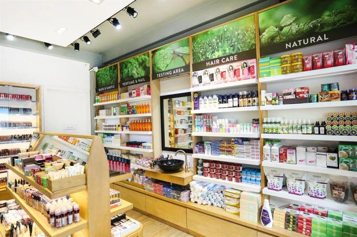 Không gian mua sắm sang trọng tại Beauty Garden