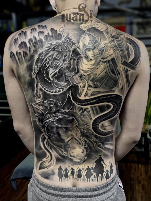 Tác phẩm nghệ thuật sống động tại Tuấn Si Tattoo