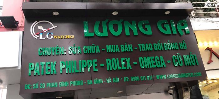 Không gian sang trọng tại showroom Lương Gia