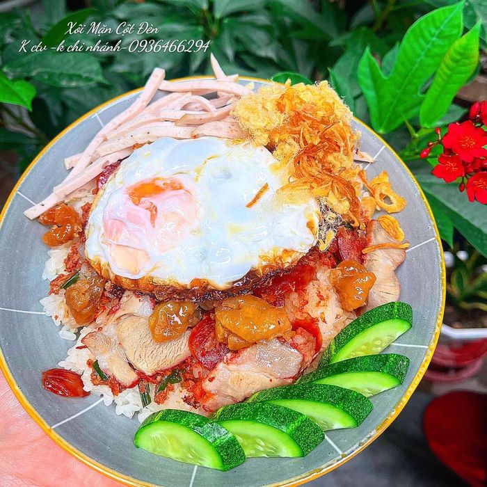 Hình ảnh Xôi Mặn Cột Đèn thơm ngon, hấp dẫn