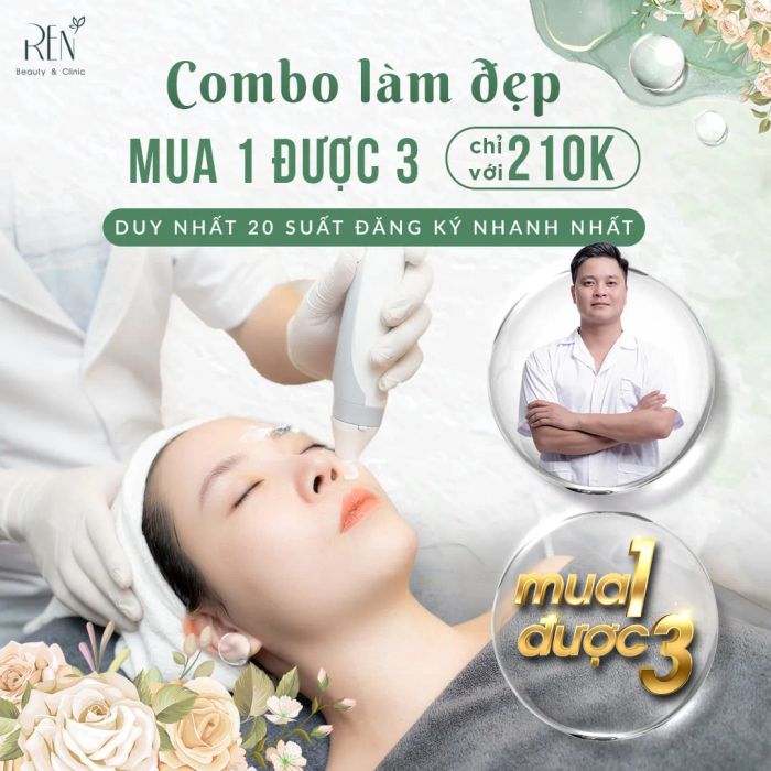 Không gian sang trọng tại Ren Beauty & Clinic Hà Nội