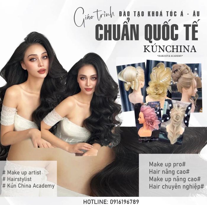 Không gian đào tạo hiện đại tại Kún China Makeup Academy