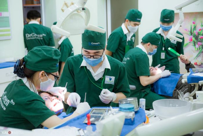 Hình ảnh quy trình điều trị chuẩn quốc tế tại Nha khoa Dr.Green