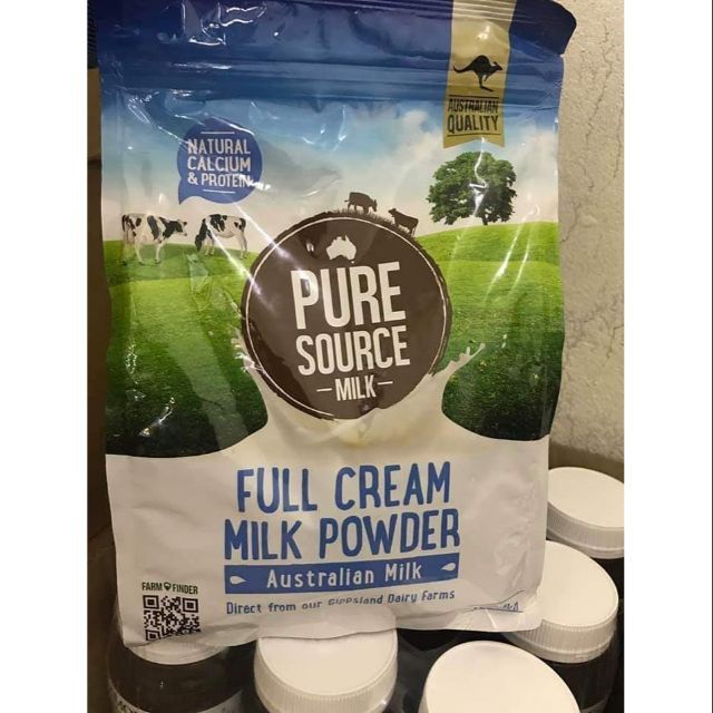 Hình ảnh sữa bột nguyên kem Pure Source cao cấp