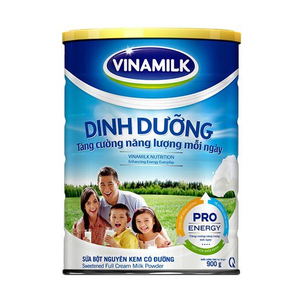 Bao bì sữa bột Vinamilk Nguyên Kem 900g cao cấp