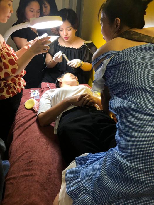 Không gian đào tạo chuyên nghiệp tại Hoàng Thúy Spa