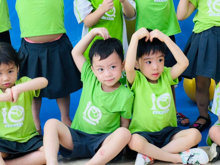 Hình ảnh ấn tượng về không gian học tập tại Trường Mầm non Quốc tế IQ School