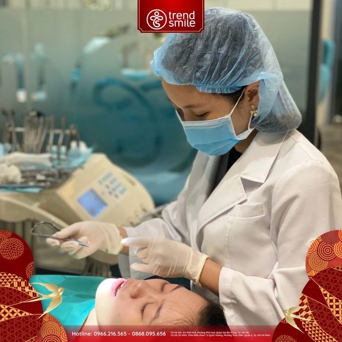 Không gian sang trọng đạt chuẩn quốc tế tại Nha Khoa Trend Smile