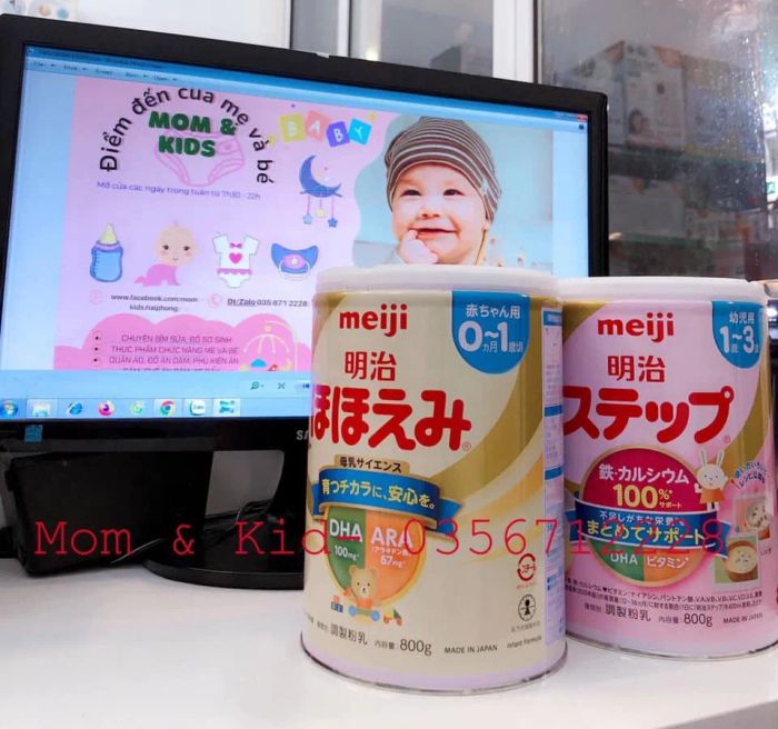 Kho sữa bột đa dạng tại Mom & Kids