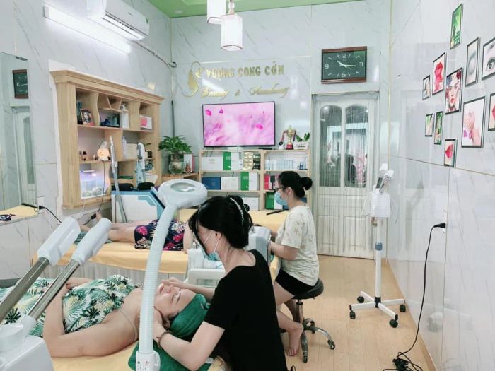Hình ảnh không gian đào tạo tại Vượng Cong Cớn Spa