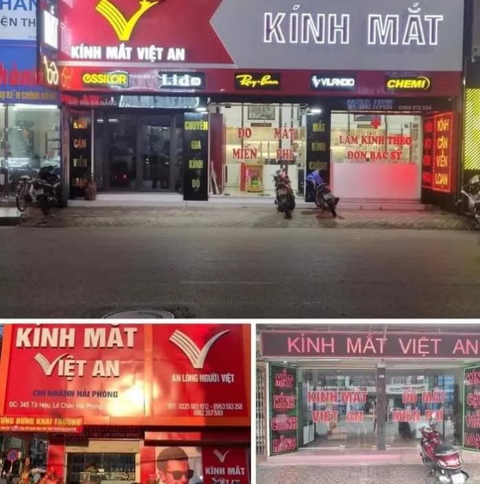 Không gian hiện đại tại Kính Mắt Việt An