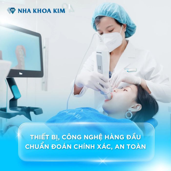 Không gian phòng khám đạt chuẩn quốc tế tại Nha Khoa Kim