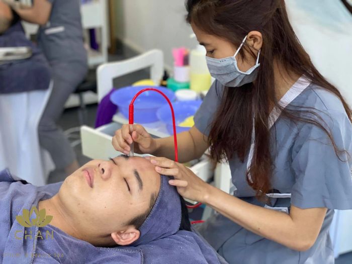 Không gian điều trị da tại Chan Beauty Clinic & Spa
