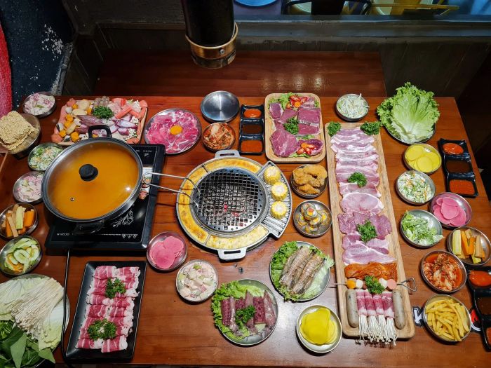 Không gian ấn tượng tại KIMHO BBQ