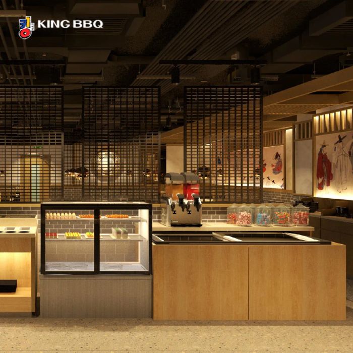 Không gian sang trọng tại King BBQ