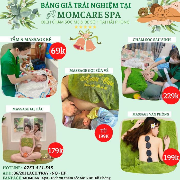 Hình ảnh liệu trình chăm sóc mẹ bầu chuyên nghiệp