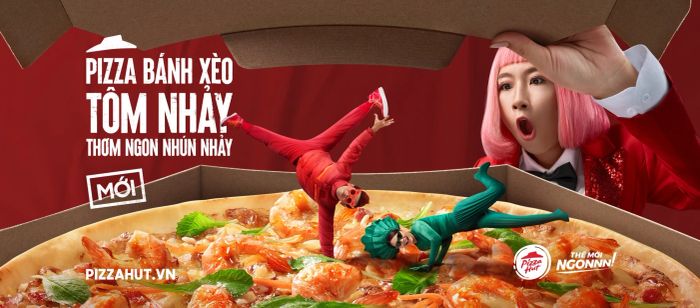 Không gian sang trọng và menu đa dạng tại Pizza Hut Hải Phòng