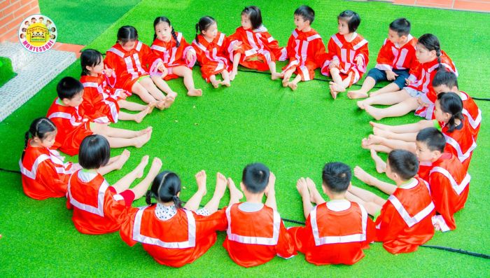 Hình ảnh không gian học tập tại Mầm Non Gấu Trúc