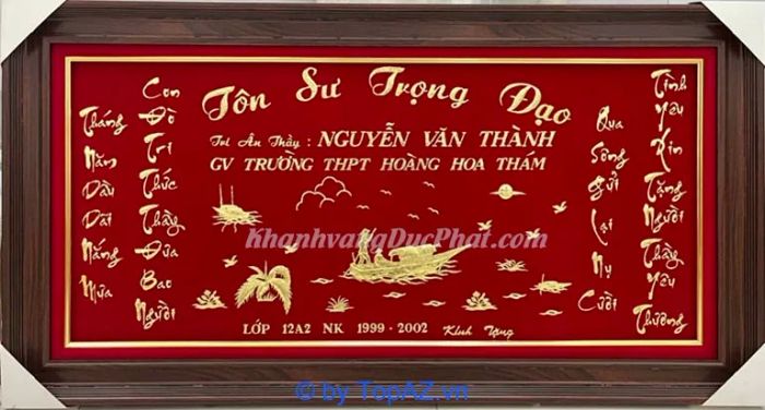 Khánh vàng - Món quà tri ân thầy cô đầy ý nghĩa