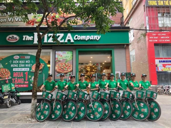 Thực đơn đa dạng của The Pizza Company