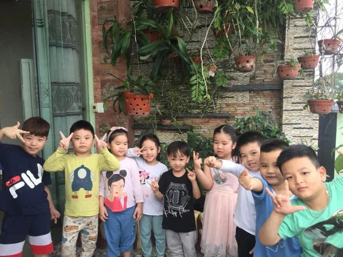 Hình ảnh giờ học sáng tạo tại Mầm Non Ban Mai