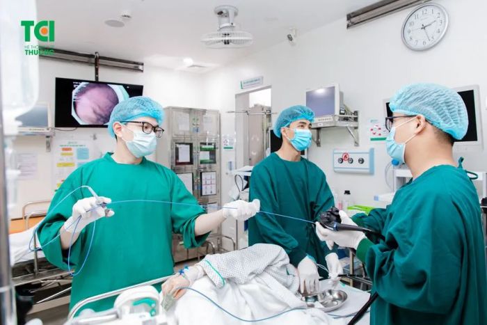 Hình ảnh không gian hiện đại tại Hệ thống Y tế Thu Cúc TCI
