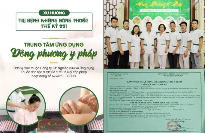 Không gian trị liệu tại Đông Phương Y Pháp