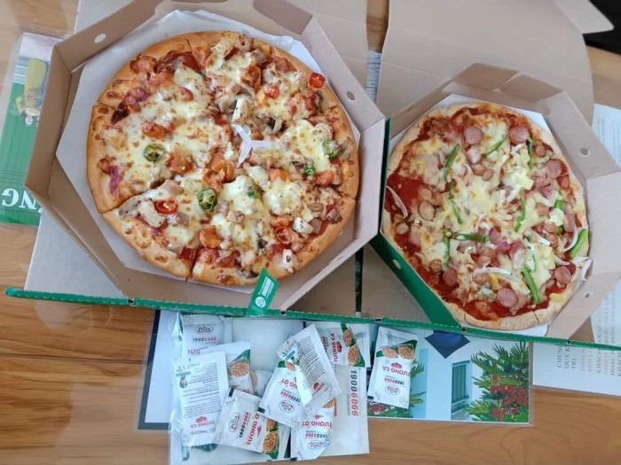 Những chiếc pizza thơm ngon đặc trưng tại The Pizza Company