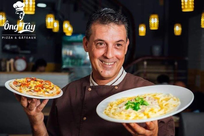 Hình ảnh thực tế Pizza Ông Tây