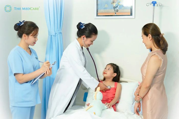 Hình ảnh 3 - Phòng Khám Nhi Khoa Quốc Tế The Medcare: Khu vực khám bệnh tiêu chuẩn 5 sao