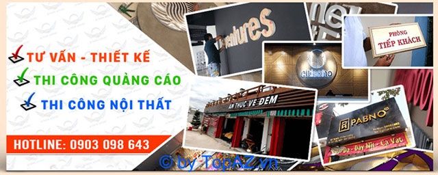 Đơn vị làm biển quảng cáo chất lượng tại TP.HCM