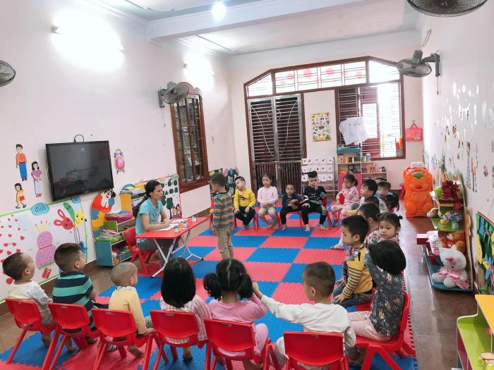 Hình ảnh cơ sở vật chất hiện đại tại Mầm Non Sao Mai